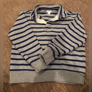 Crewcuts Striped Polo Sweatshirt, Sizs 8-9